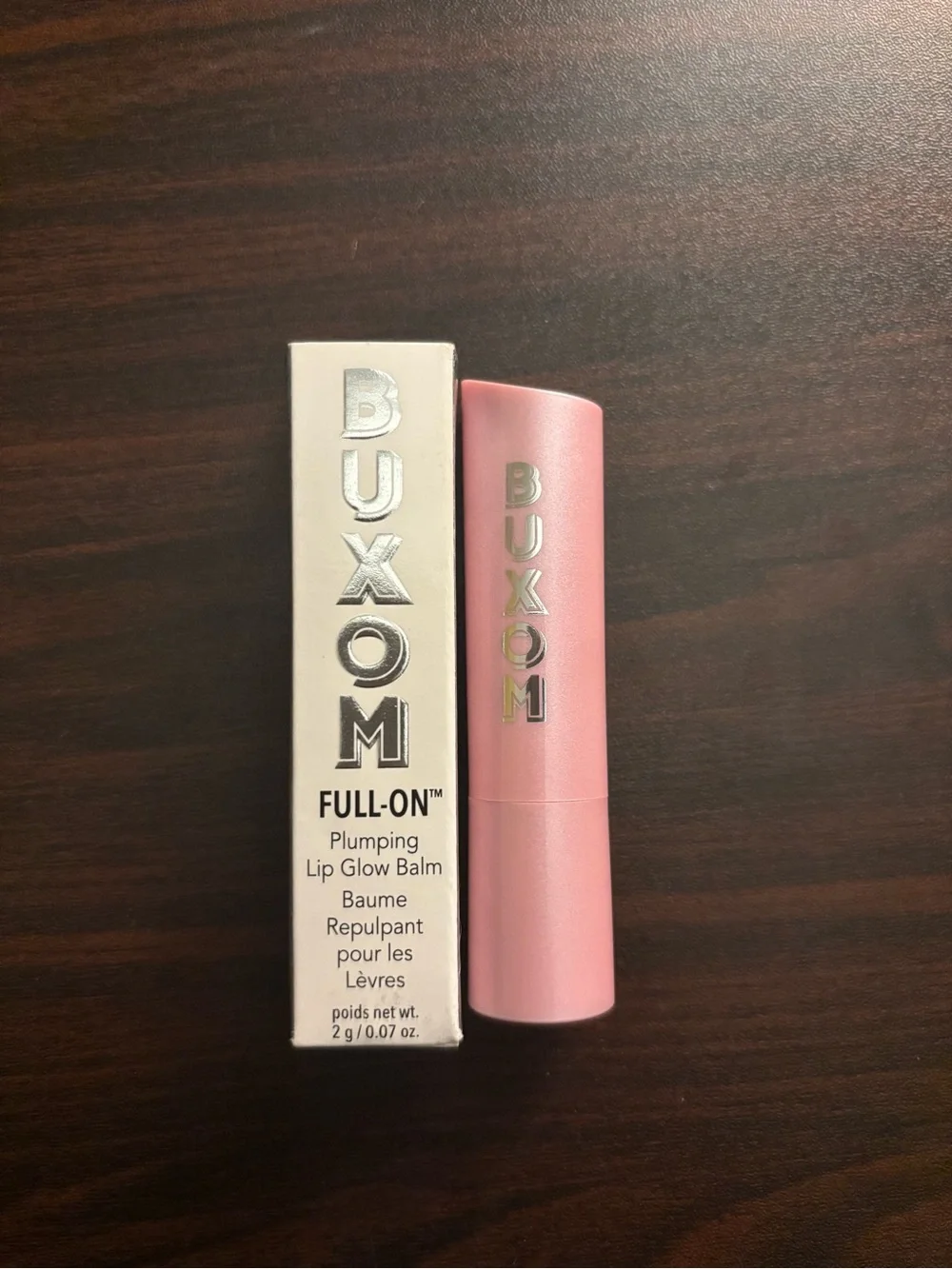 NIB Buxom Full-On Plumping Lip Glow Balm - Peach Smoothie - Size 2g